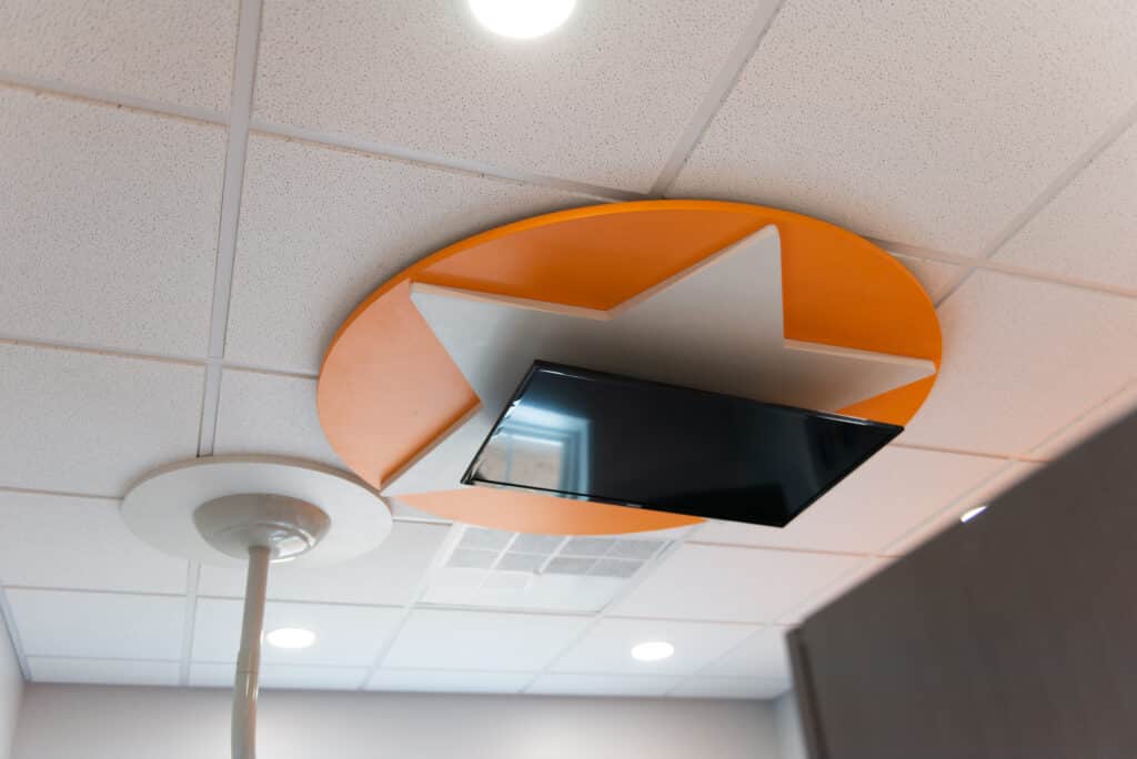 Cumberland Valley Pediatric Dentistry Ceiling TVs