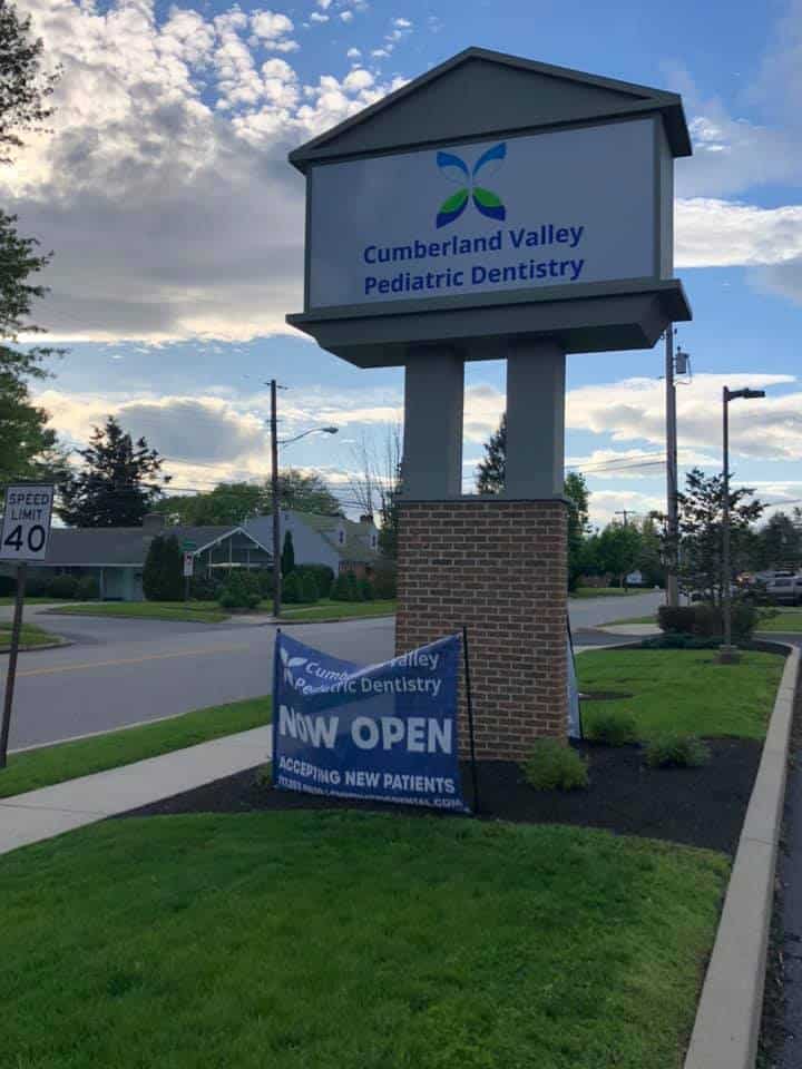 Cumberland Valley Pediatric Dentistry Outside Sign
